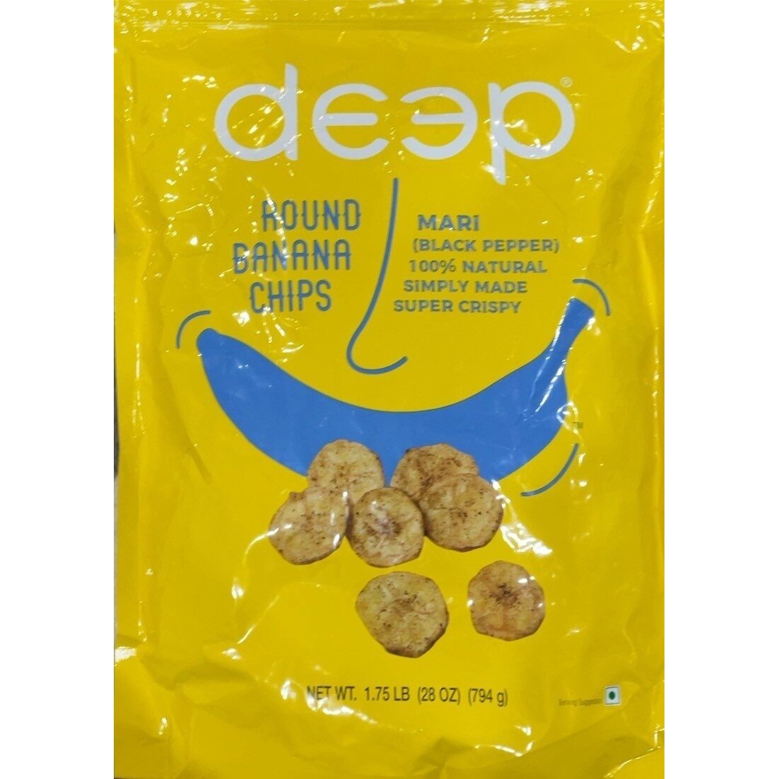 Deep Round Mari Chips  28 OZ