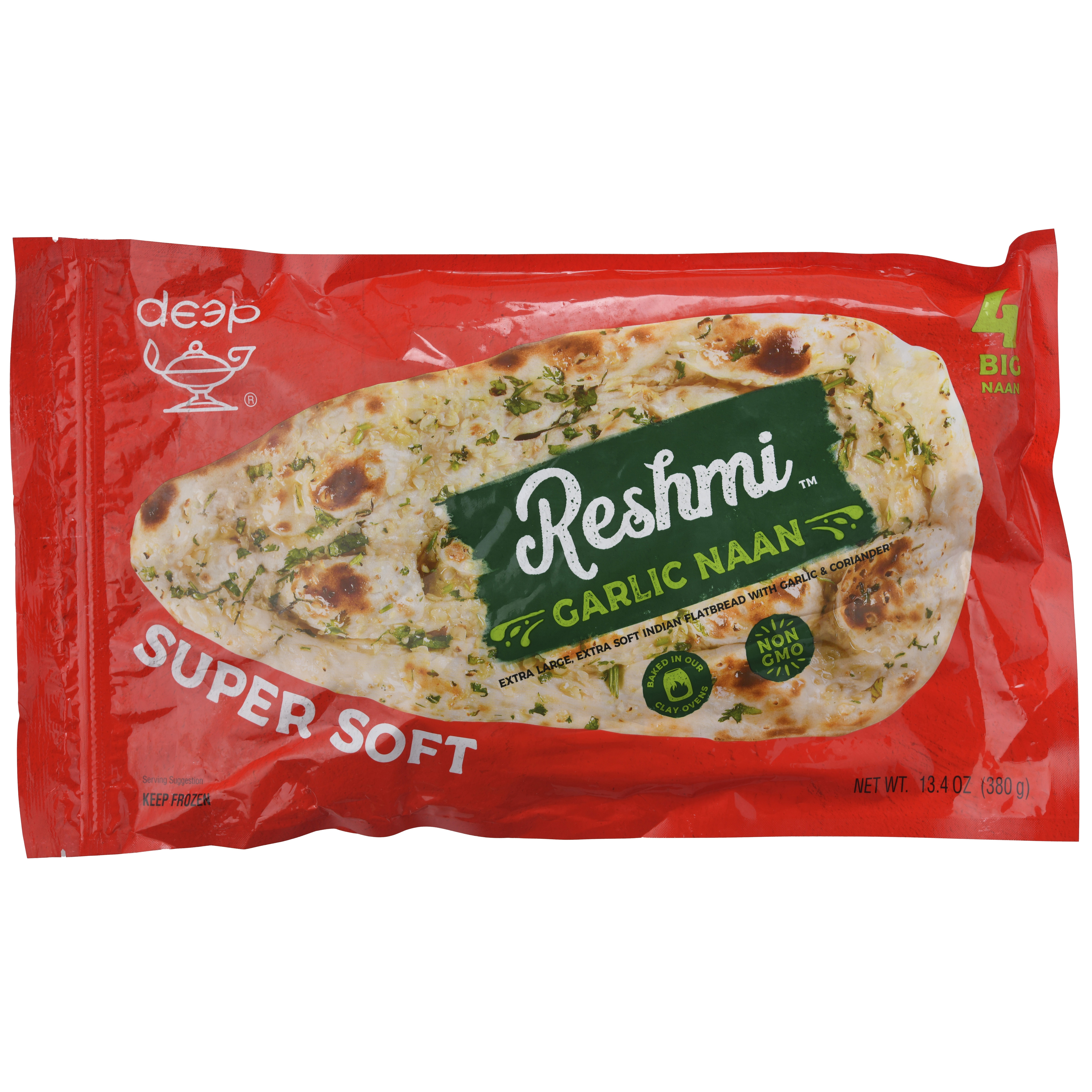 Deep Frz Reshmi Garlic Naan 380 GM
