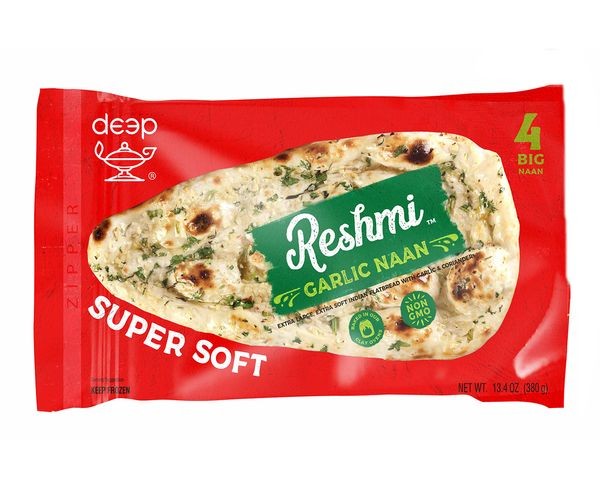 Deep Reshmi Garlic Naan 4 PCS