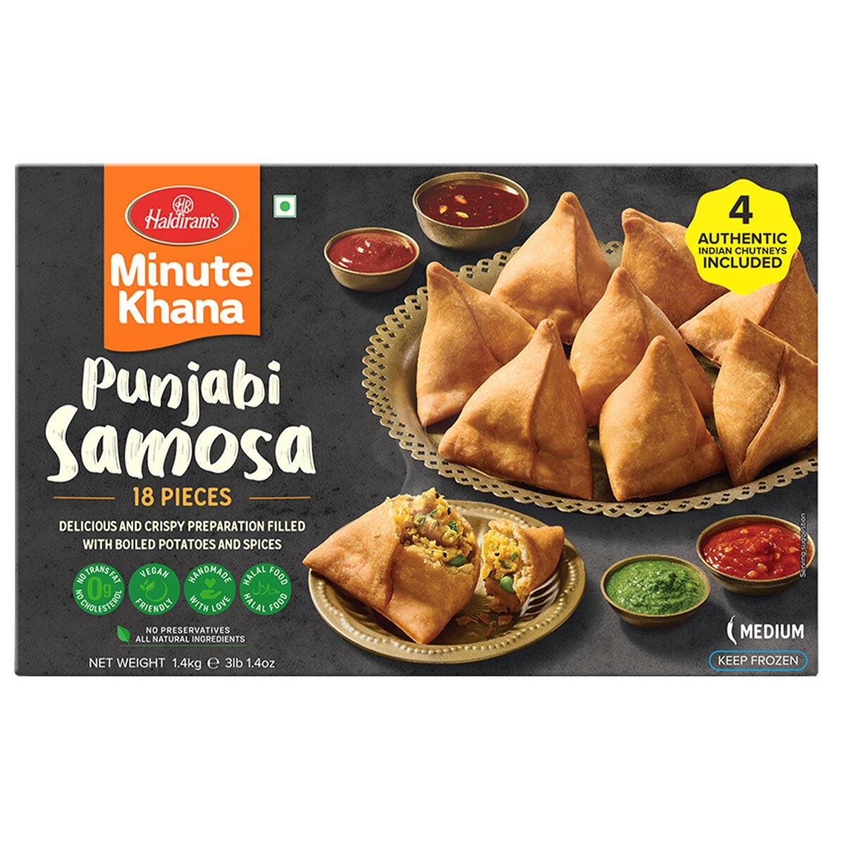 MM PUNJABI SAMOSA  18 PCS
