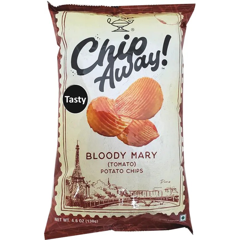 CHIP AWAY BLOODY MARY POTATO CHIPS DEEP 130 GM
