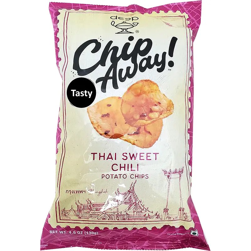 CHIP AWAY THAI SWEET CHILI POTATO CHIPS DEEP 130 GM