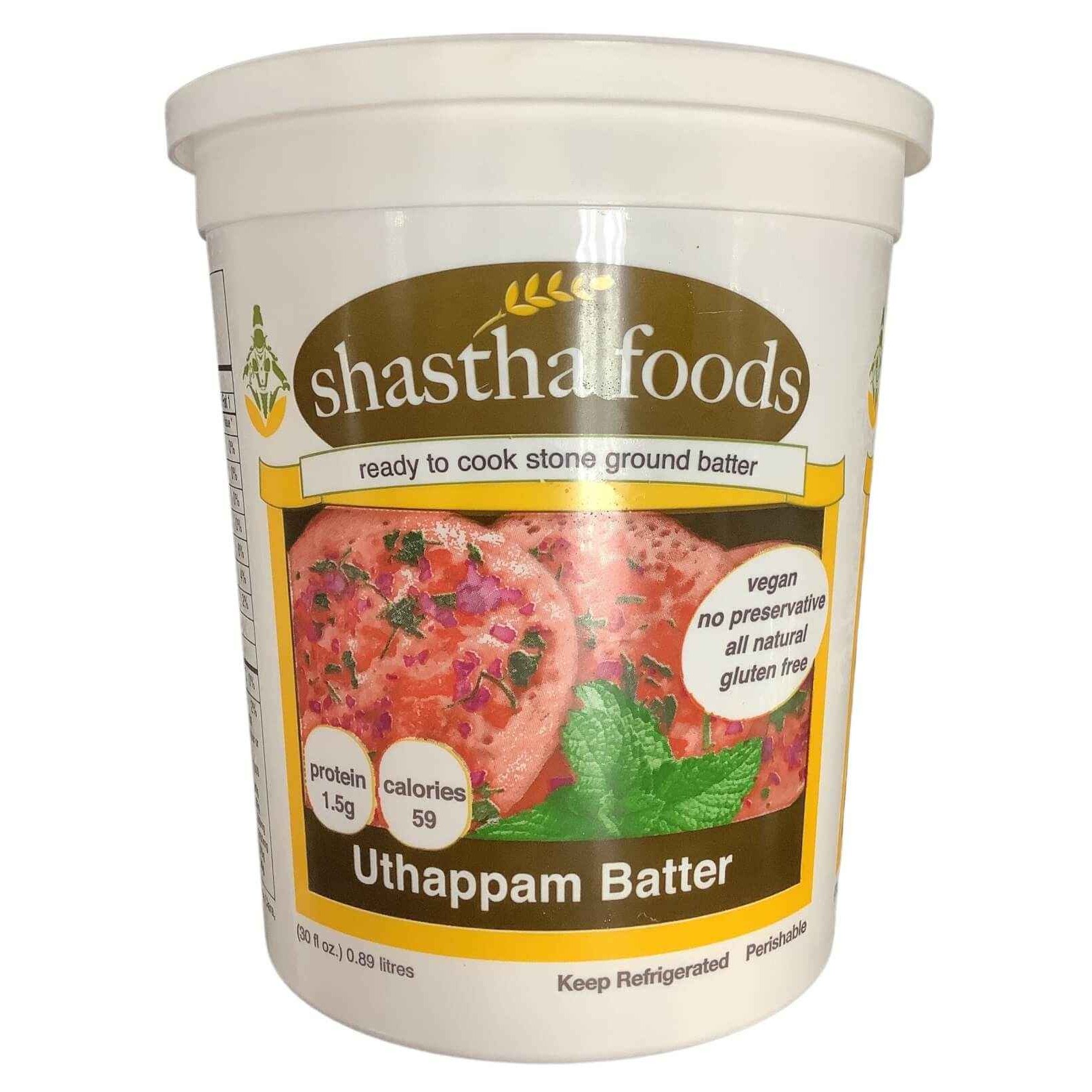 SHASTHA FOODS UTHAPPAM BATTER 32 OZ