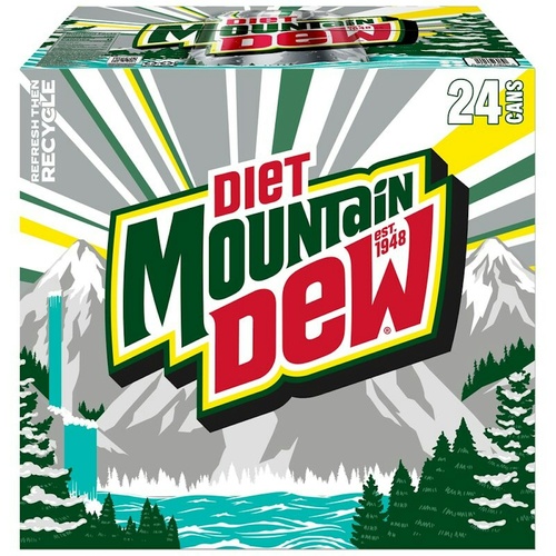 MOUNTAIN DEW DIET 24PK 12OZ CANS         1 OZ