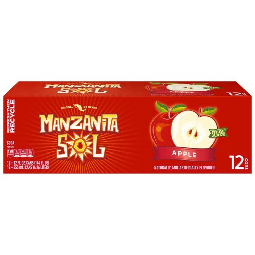 MANZANITA SOL 12PK 12OZ CANS 144 OZ