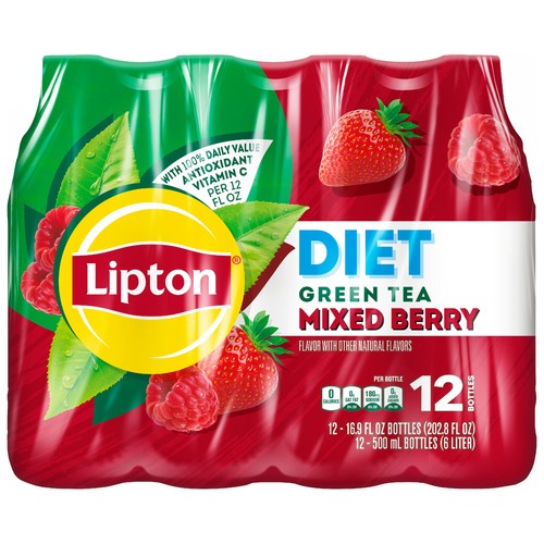 LIPTON ICED TEA DIET GREEN MXD BERRY 12 PACK