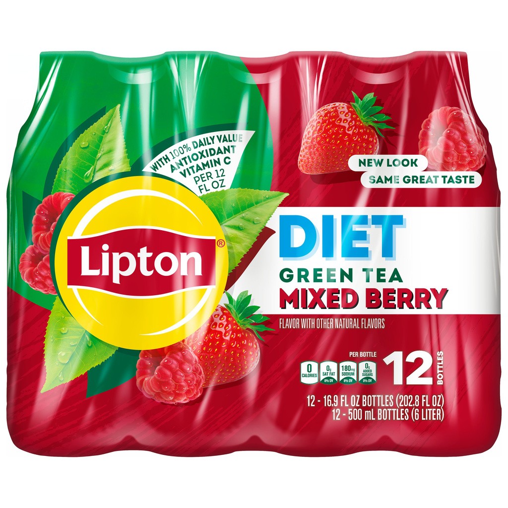 Lipton Diet Green Tea Mixed Berry 500 ML