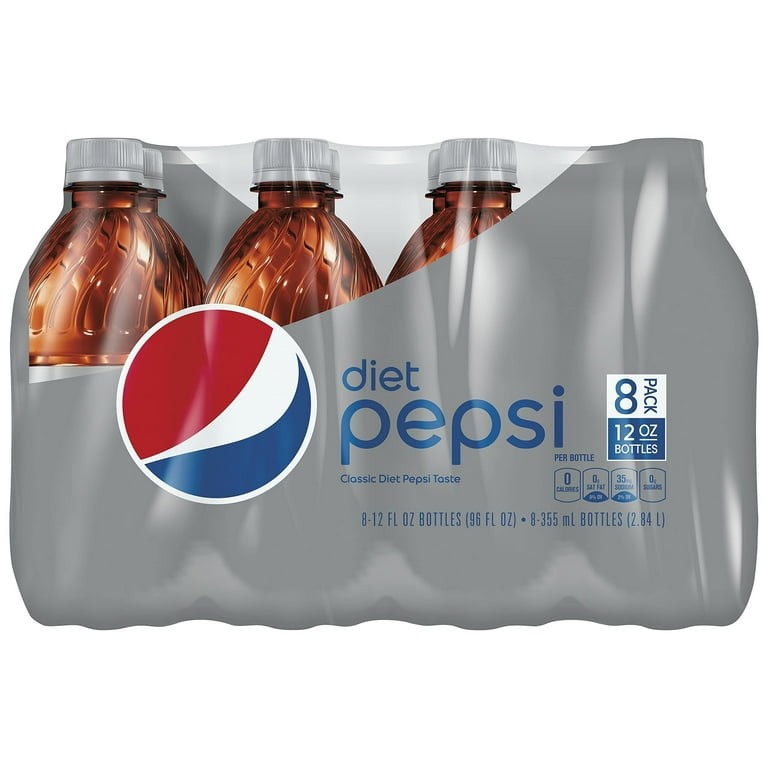 PEPSI DIET 8PACK 12OZ BOTTLES