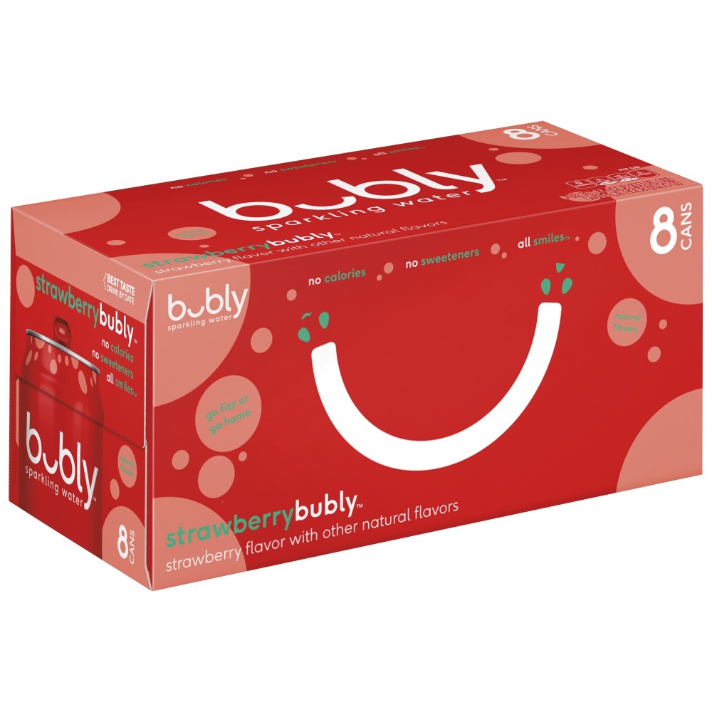 BUBLY BLACKBERRY SPARKLING WATER 8 COUNT