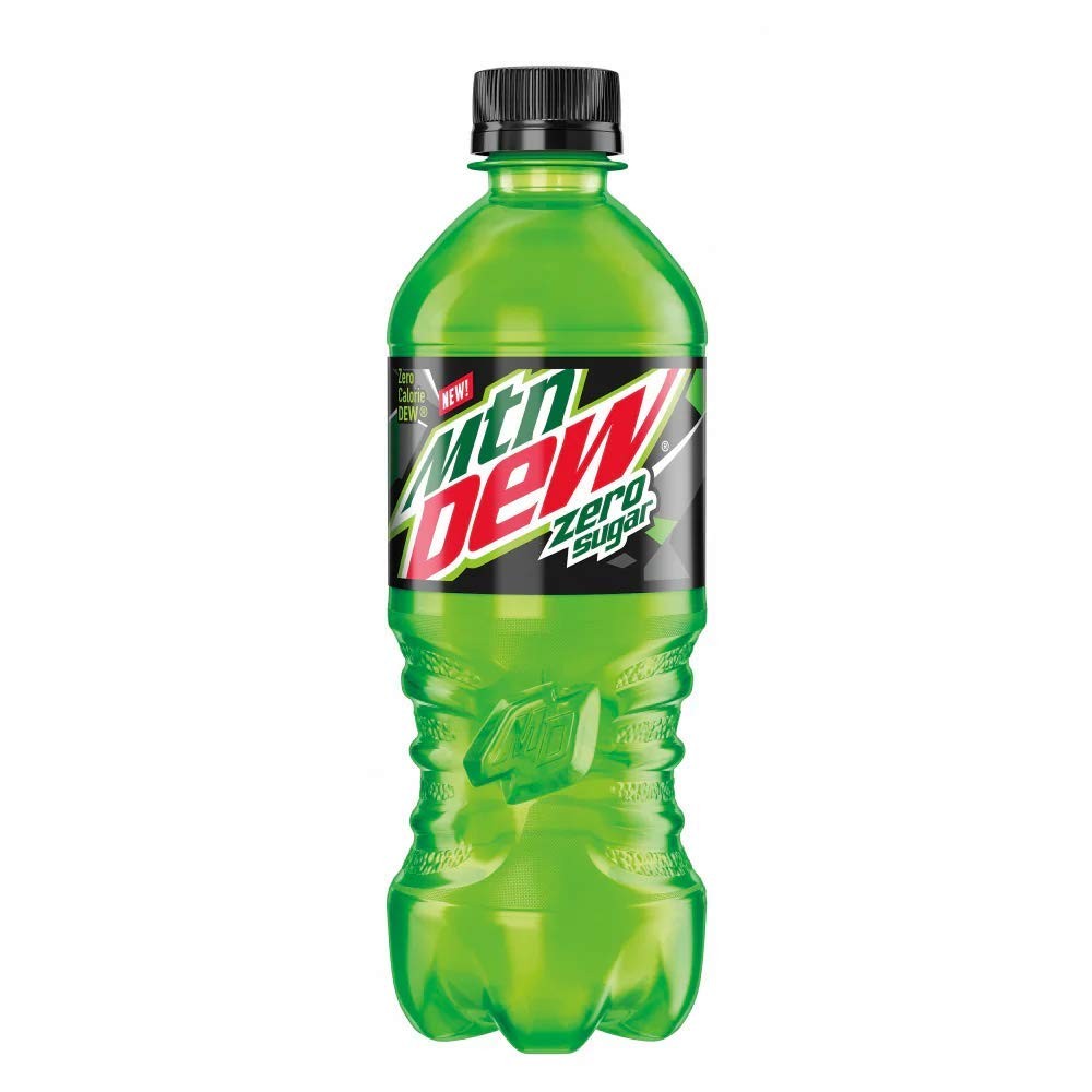 MTN DEW ZERO PLASTIC BOTTLE 20 OZ