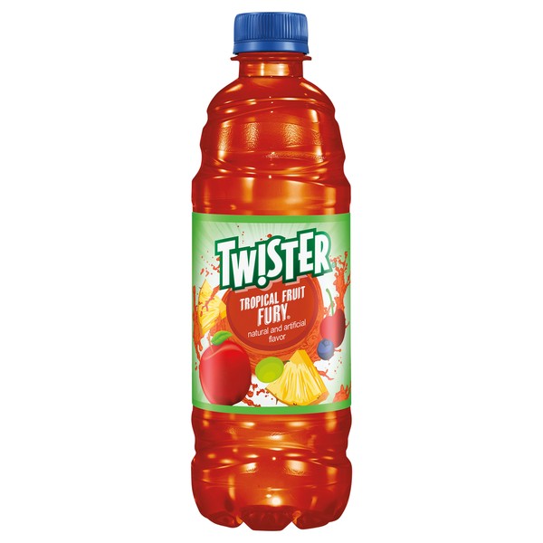 TWISTER TROPICAL FRUT FURY 16.9 FLOZ