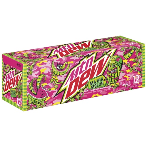 MOUNTAIN DEW MAJOR MELON 12PK 12OZ       1 FLOZ