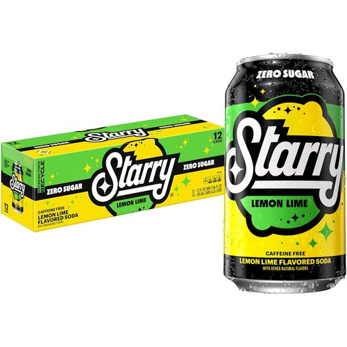 STRRRY ZERO LEMON LIME 12PK CANS 144 OZ