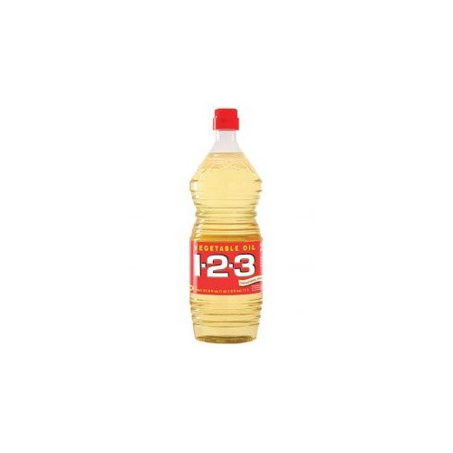1 2 3 VEGETABLE OIL 1 LTR