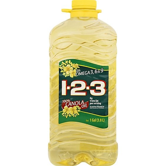 123 Canola Oil 128 OZ
