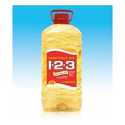 123 Vegetable Oil 3.8 LTR
