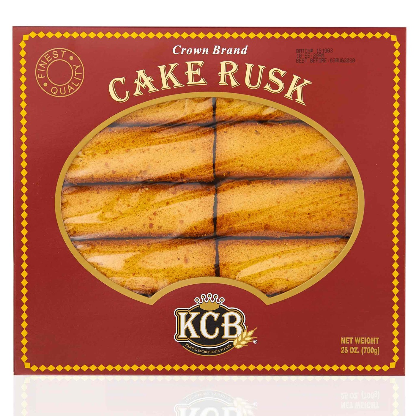 KCB CAKE RUSK 1.56 Lbs