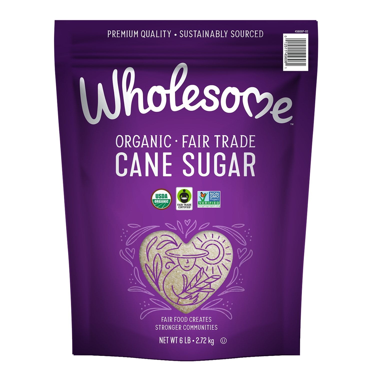 Wholesome Raw Cane Sugar 6 LBS