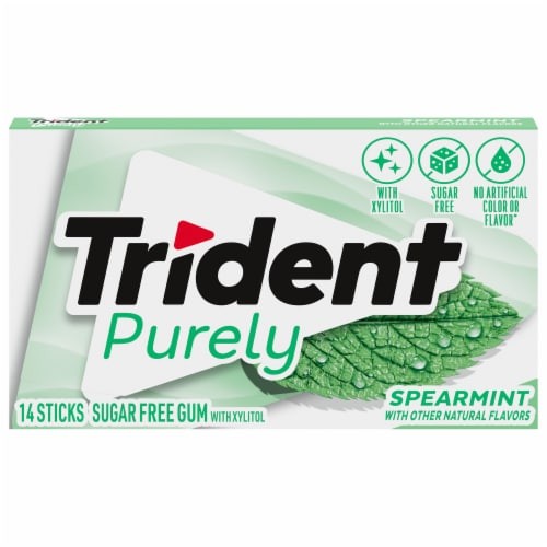 TRIDENT PURELY SPEARMINT 14 COUNT