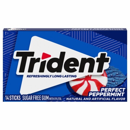TRIDENT PERFECT PEPPERMINT TWIST 14 PCS