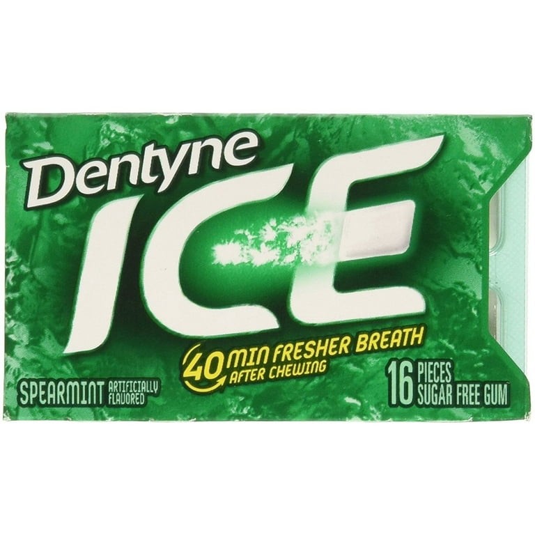 DENTYNE ICE SPEARMENT SUGAR FREE GUM 16 PCS