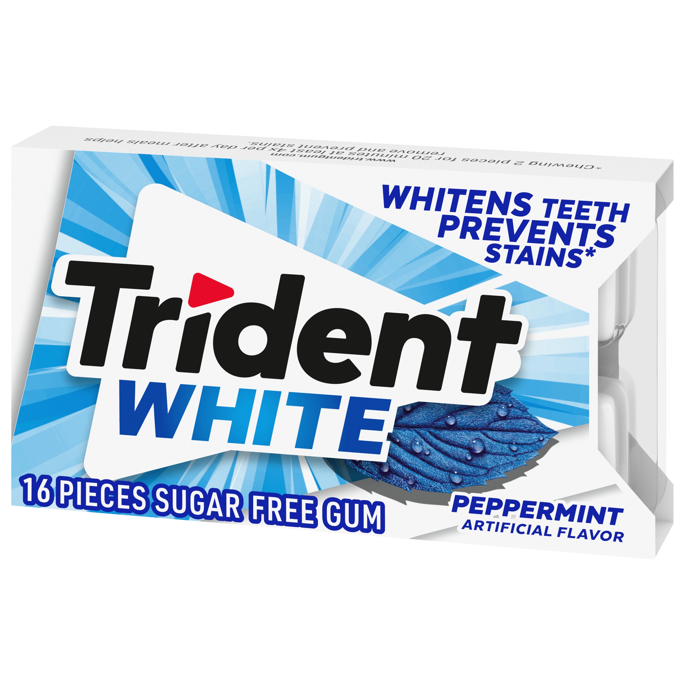 Trident White Peppermint 16 Count