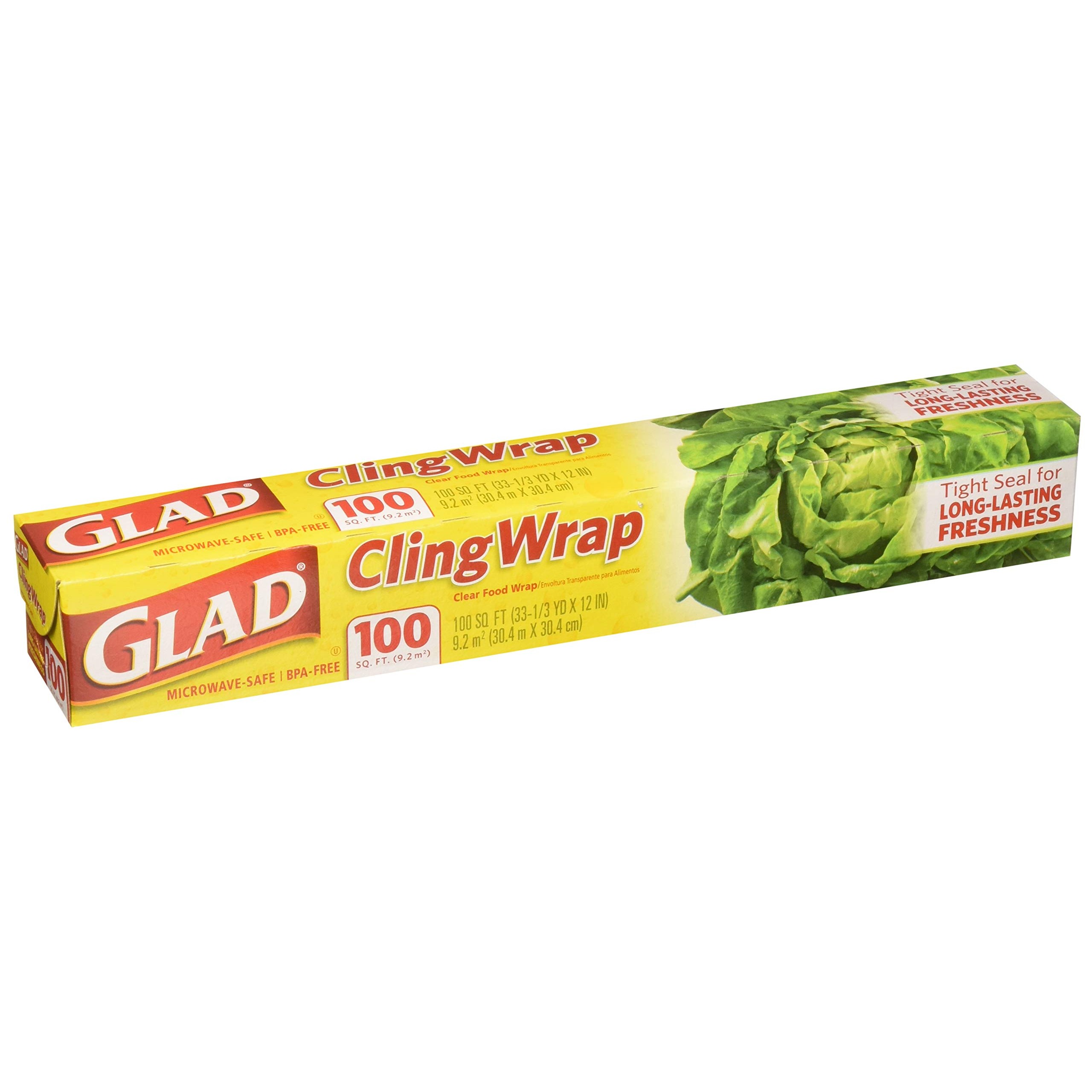 GLAD CLING WRAP 100 FT 1 PACK