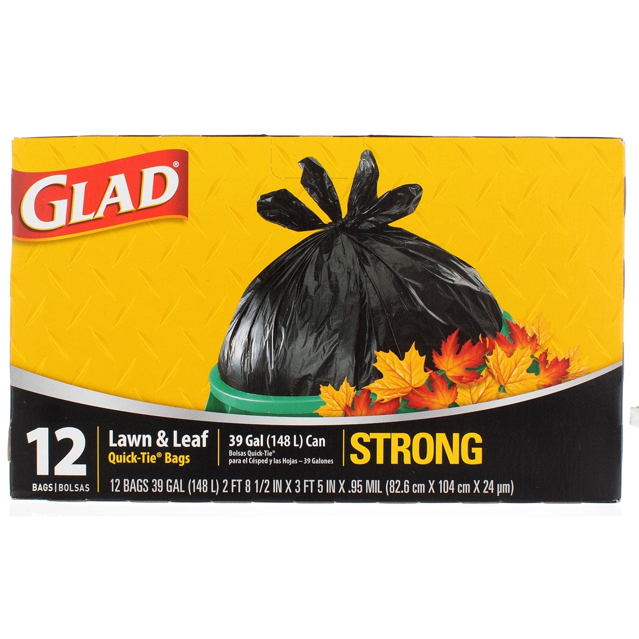 GLAD LAWN OK TIE 39 GL 12 COUNT