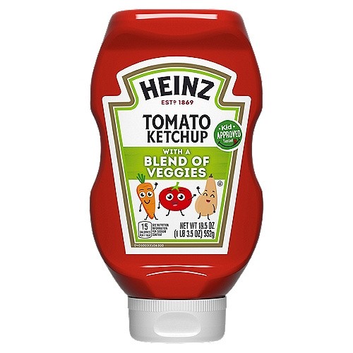 HEINZ KETCHUP W/VEGI 19 OZ
