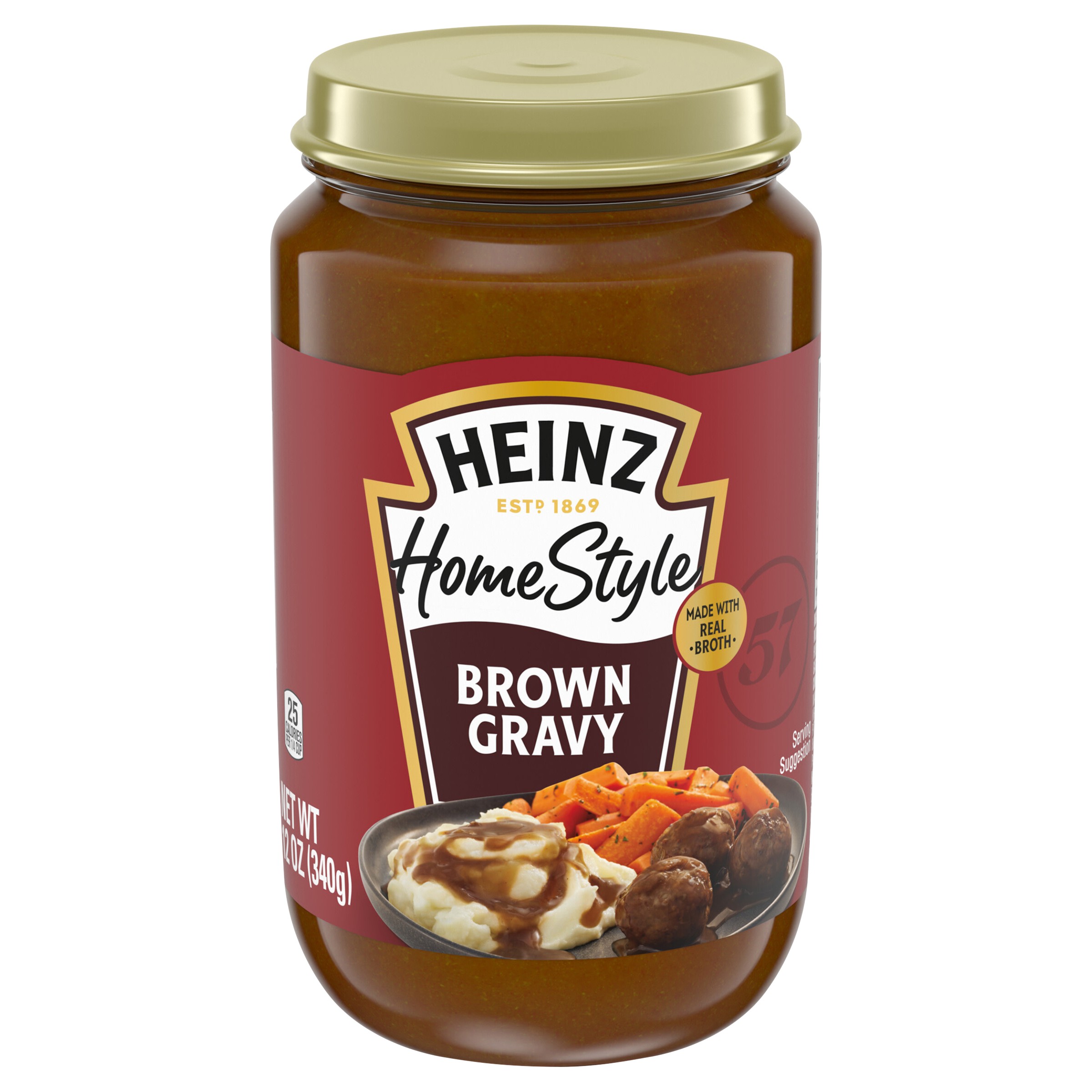 HEINZ BROWN GRAVY 12 OZ