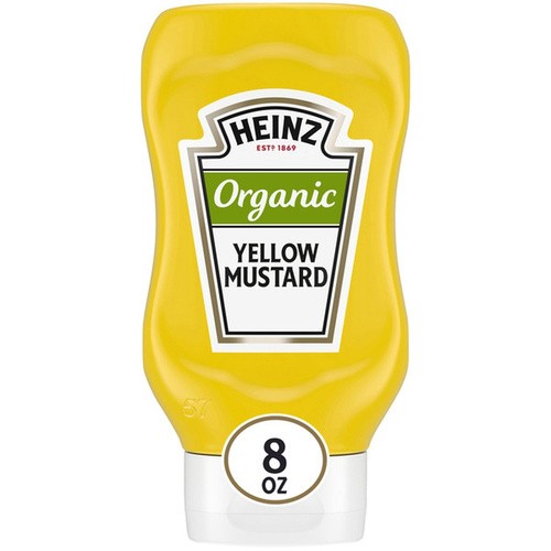 HEINZ ORGNC YELL MUS 8 OZ