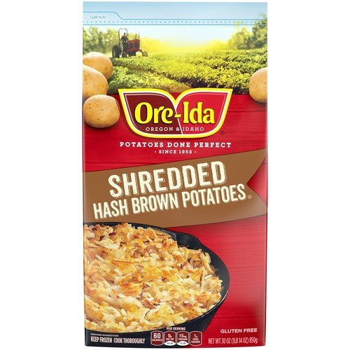 OREIDA SHRED HASHBROWN                   30 OZ