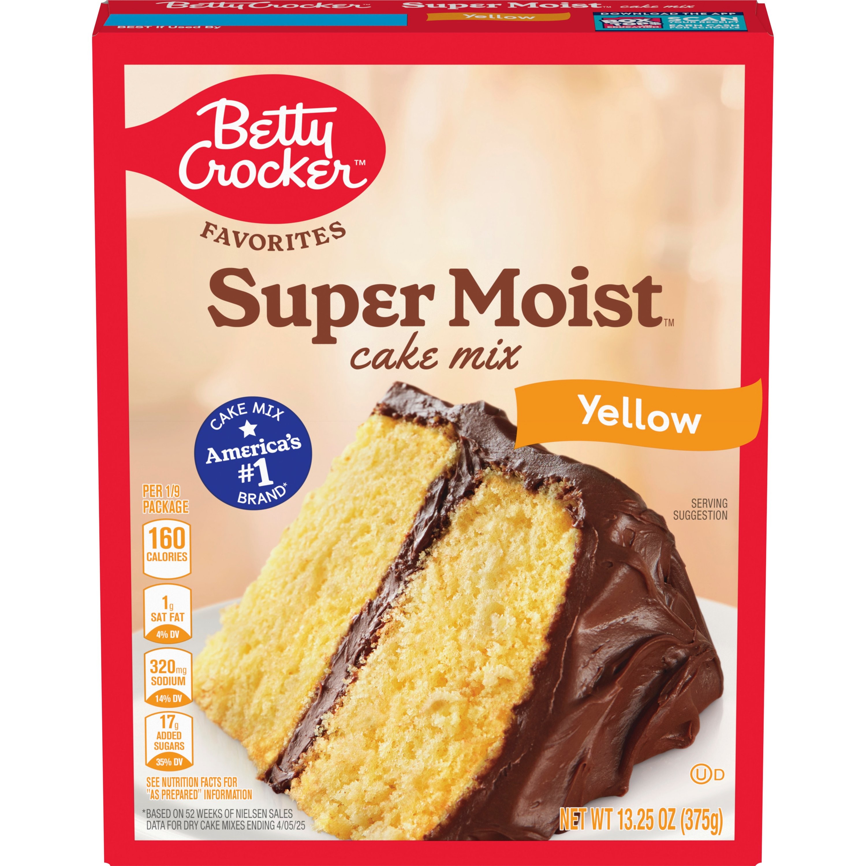 PILLSBURY YELLOW CAKE MIX 15.25 OZ