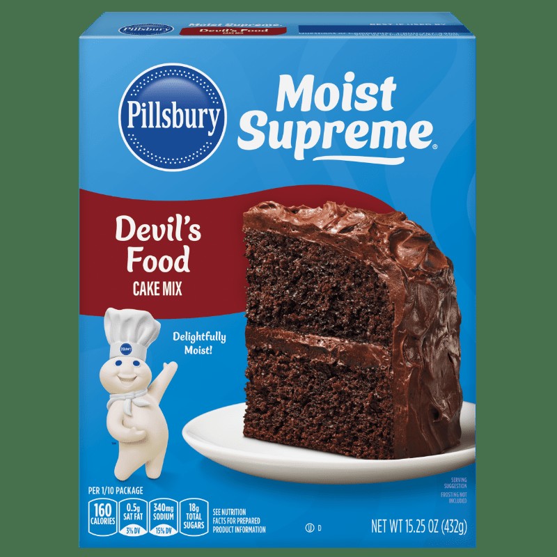 PILLSBURY DEVILS CAKEMIX 0.95 Lbs