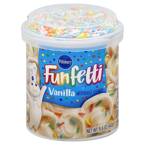 PILLSBURY RTS FUNFETTI FROSTING 15.6 OZ