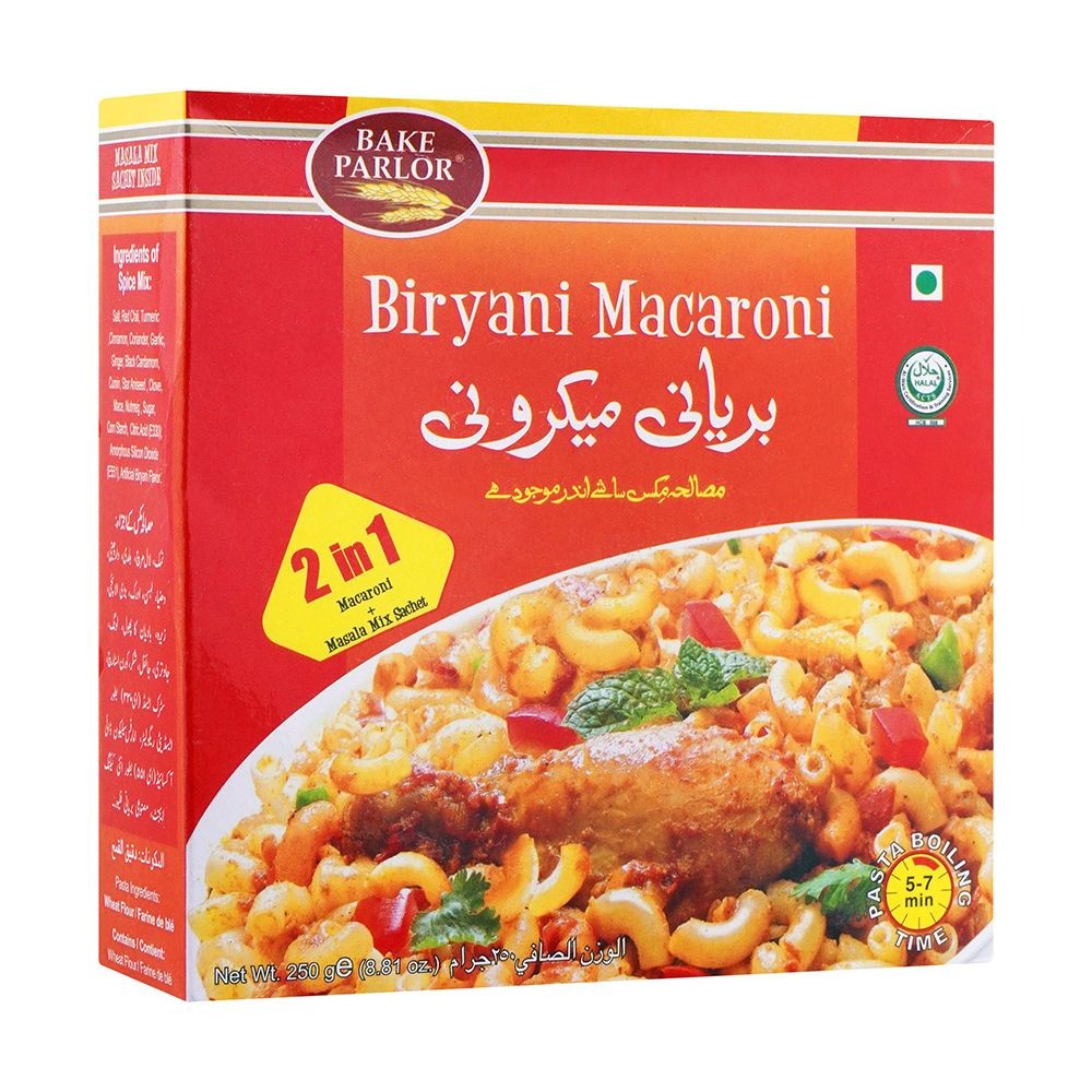 BAKE PARLOUR RICE BIRYANI MACARONI 250 GM