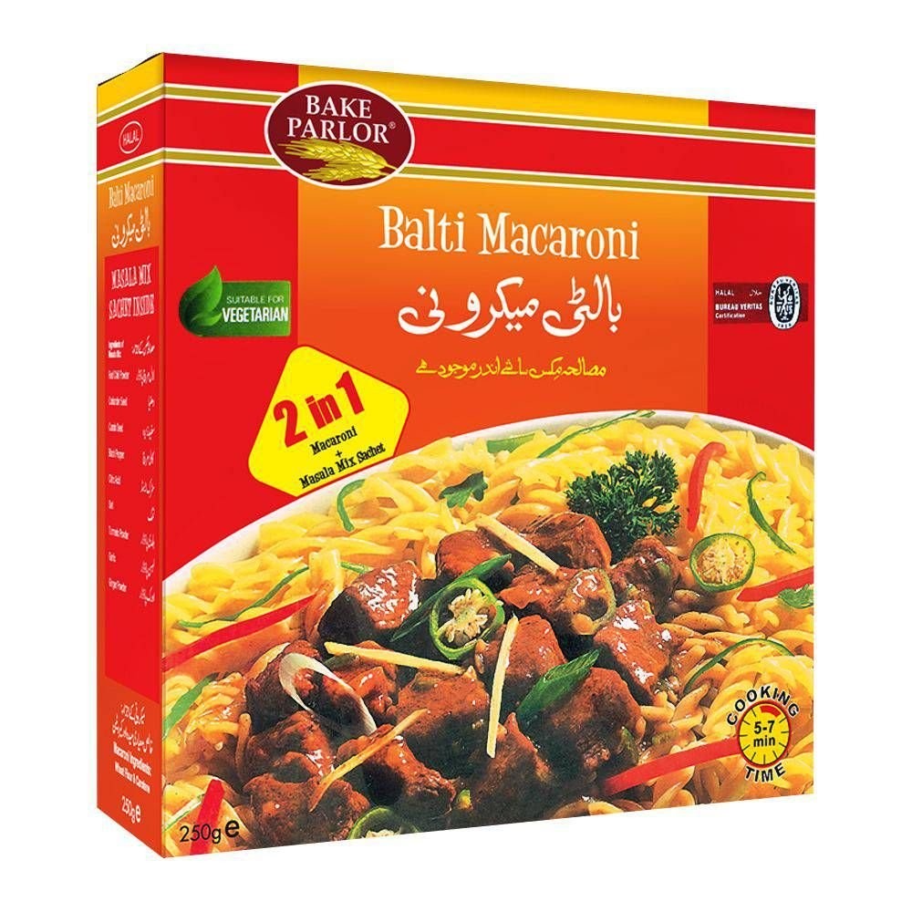 BAKE PARLOR BALTI MACRONI 250 GM