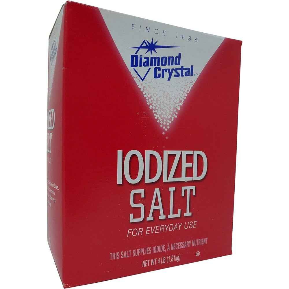 Diamond Crystal:Iodized Table 64 OZ