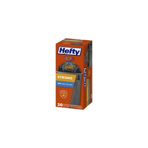 HEFTY STRONG 33 Gal. TRASH LINER 20 COUNT