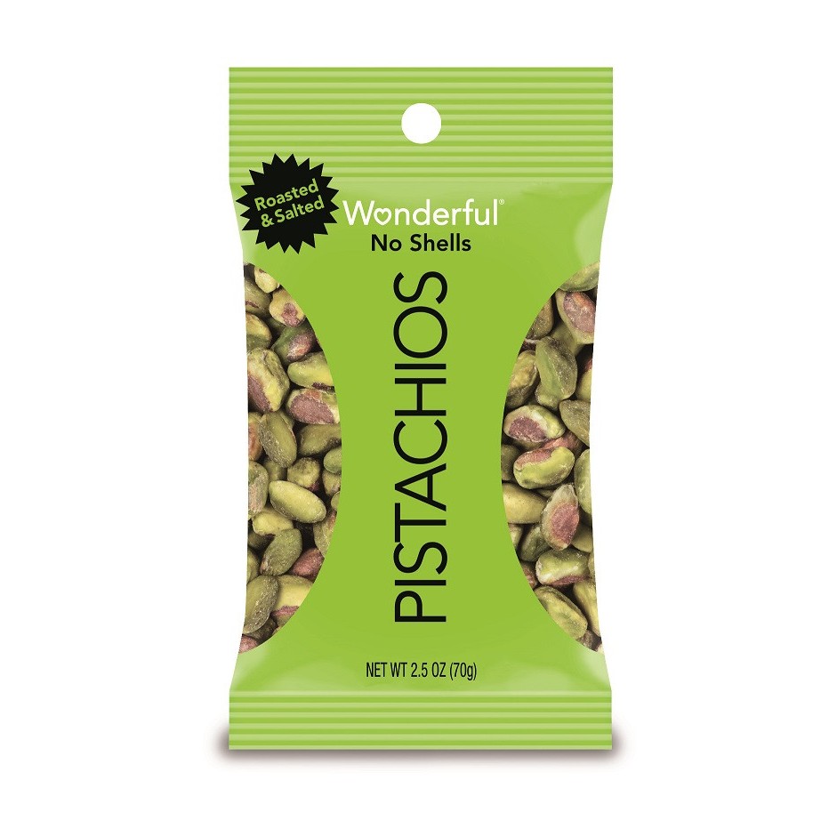 WONDERFULL PISTACHIO R/S SHELLED 2.5 OZ