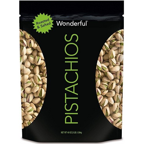 Wonderful Pistachios Roasted & Salted 3 LBS