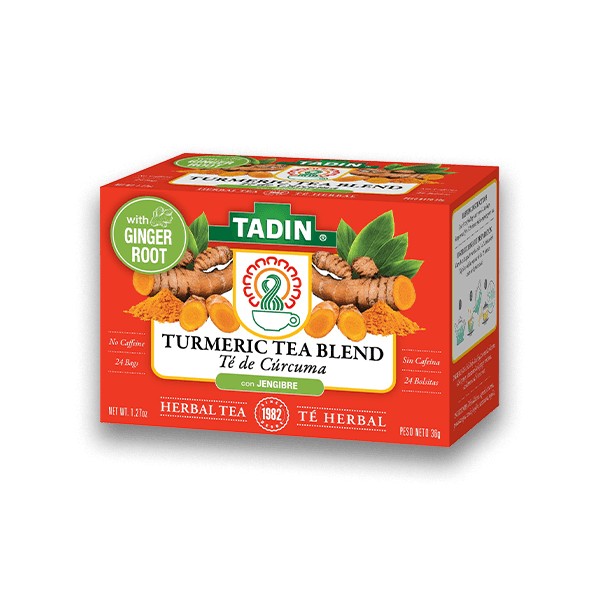 Tadin Organic Turmeric Tea 24 Count