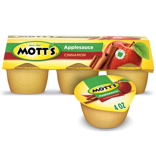 MOTTS APPLESAUCE CINNAMON 6PACK          6 COUNT