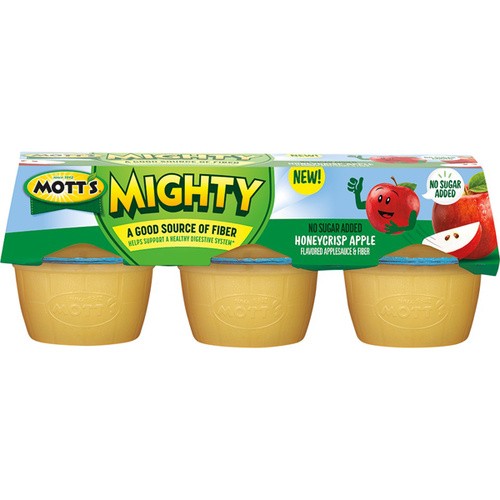 MOTTS MIGHTY APPLESAUCE HONEYCRISP 6 COUNT