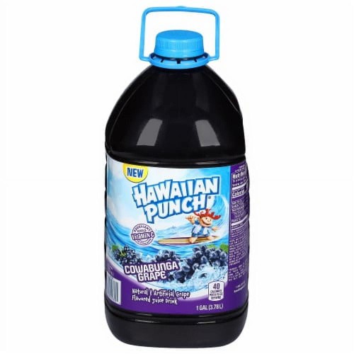 HAWAIIAN PUNCH COWABUNGA GRAPE 128 OZ