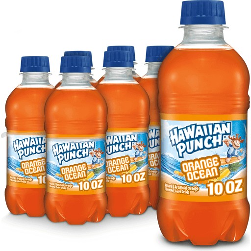 Hawaiian Punch Orange Ocean Juice Drink 6 Pack 10 FLOZ