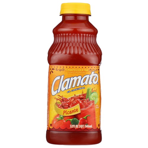 CLAMATO TOMATO COCKTAIL PICANTE 32 OZ
