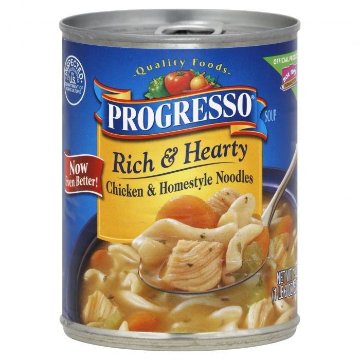 PROGRESSO CHICKEN NOODLE RICH HEARTY
