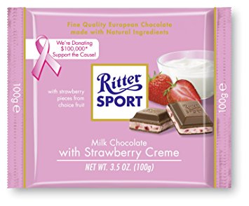 RITTER SPORT WITH STRAWBERRY