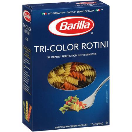 BARILLA TRI COLOR ROTINI